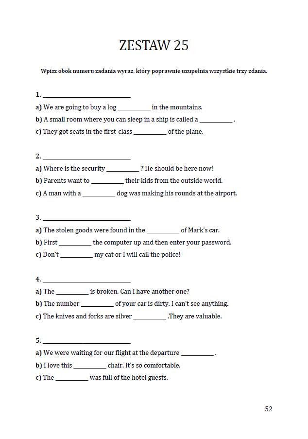 SETY LEKSYKALNE - JĘZYK ANGIELSKI - obrazek 2