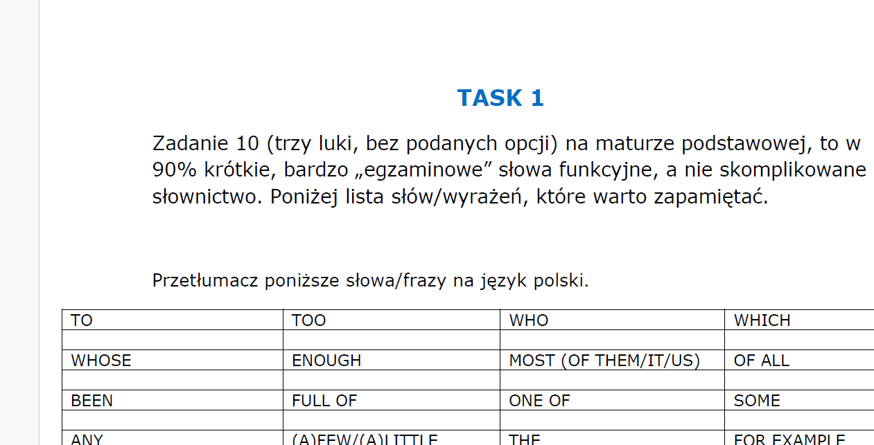 ANGIELSKI BEZ LUK, MATURA PODSTAWOWA - obrazek 4